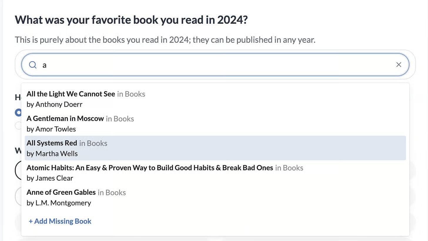 Build a huge book database.