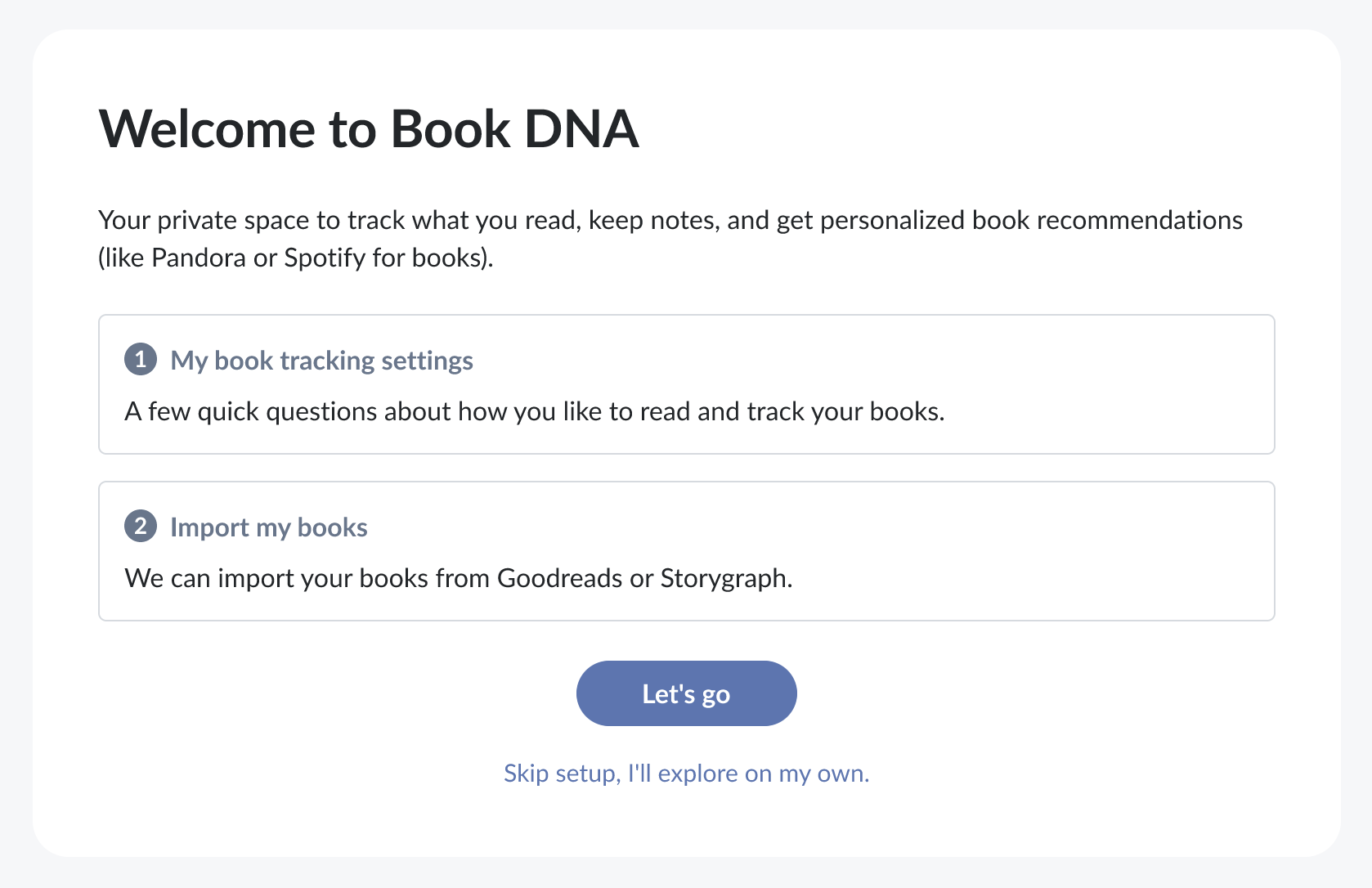 Improve core features and add key features to the app (public reviews, user folders, import reader's reading history, and more).
